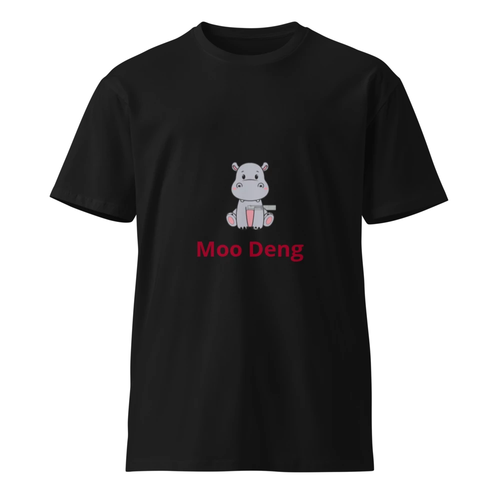 Hippo Moo-Deng Unisex Premium T-Shirt | Stylish & Soft Casual Wear for All