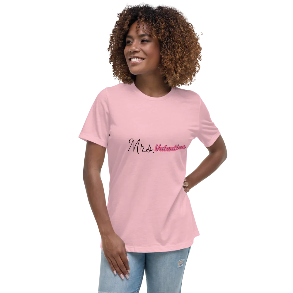 Women's Relaxed Valentine's T-Shirt Stylish Comfy for the Season of Love