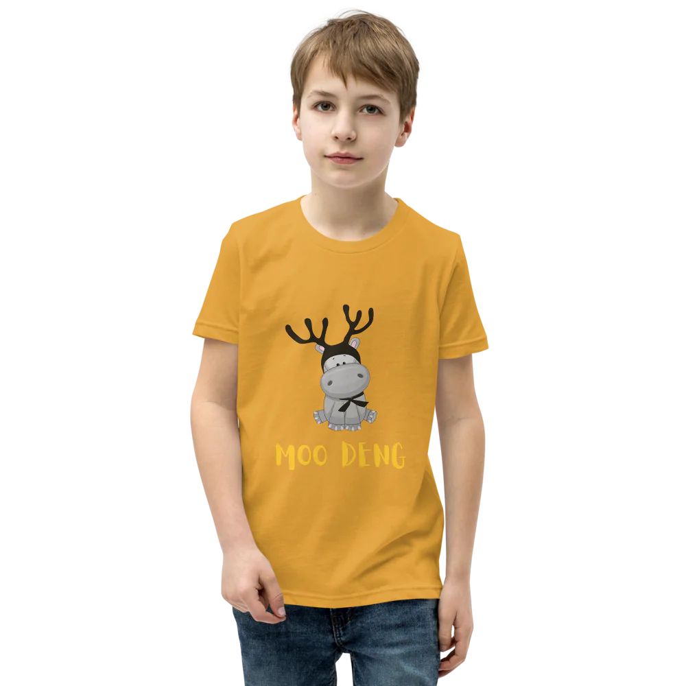 Hippo Moo-Deng Youth Staple Premium Quality Casual T-Shirt Kids