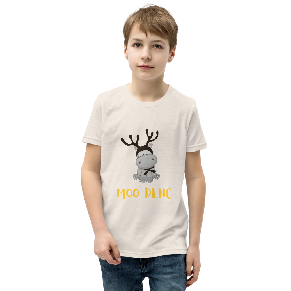 Hippo Moo-Deng Youth Staple Premium Quality Casual T-Shirt Kids