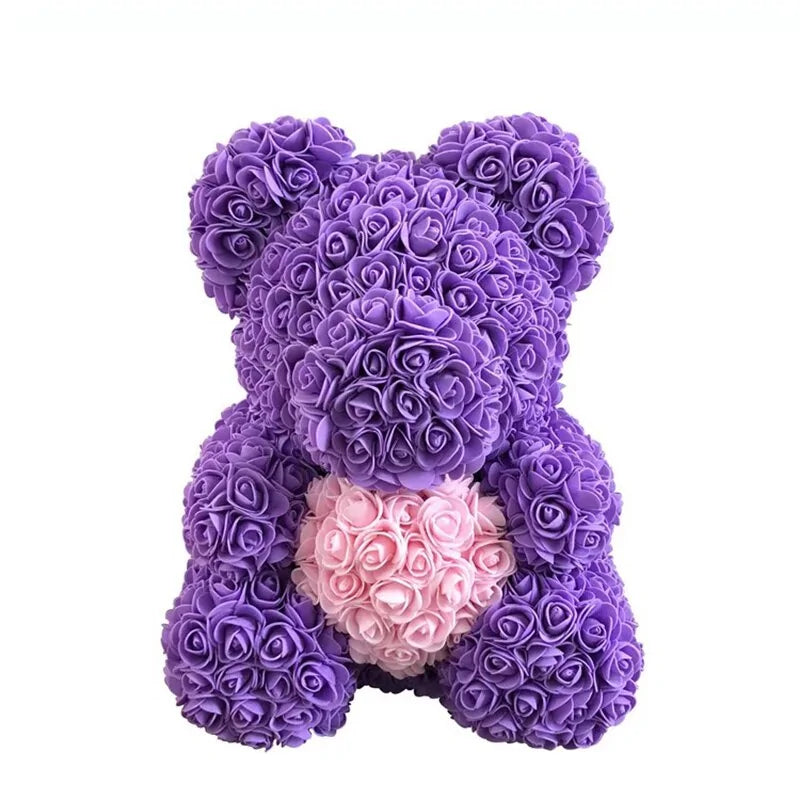 Valentine Flower Rose Teddy Bear Gift Anniversary