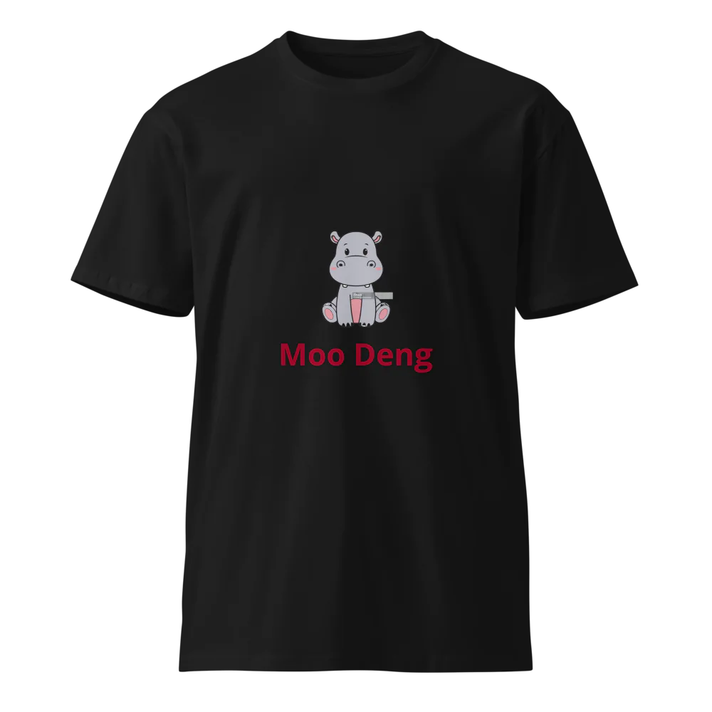 Hippo Moo-Deng Unisex Premium T-Shirt | Stylish & Soft Casual Wear for All