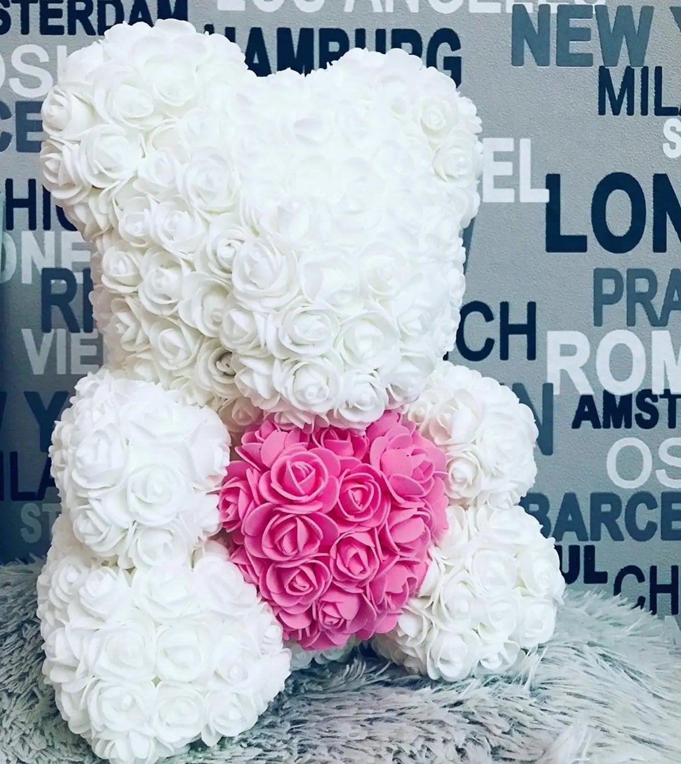 Valentine Flower Rose Teddy Bear Gift Anniversary