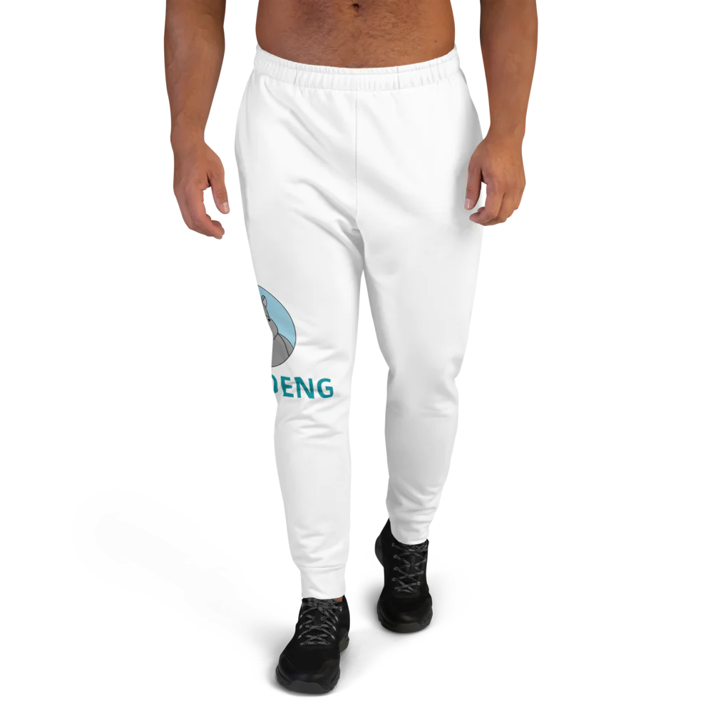 Hippo Moo-Deng Eco-Friendly All-Over Print Men's Joggers – Stylish & Comfortable Recycled Sweatpants for Active Lifestyle