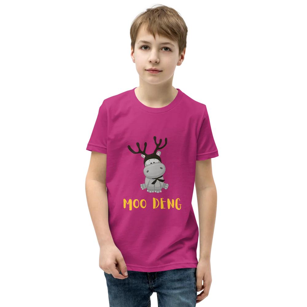 Hippo Moo-Deng Youth Staple Premium Quality Casual T-Shirt Kids