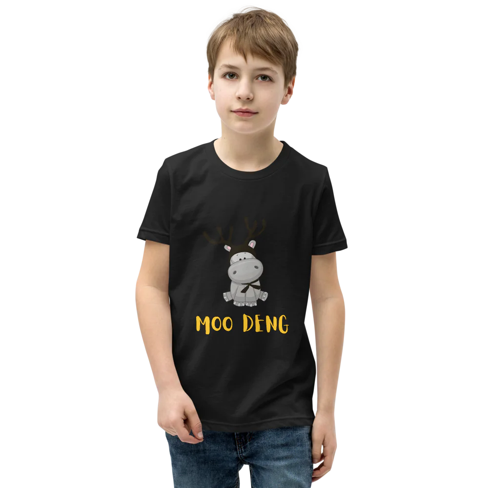 Hippo Moo-Deng Youth Staple Premium Quality Casual T-Shirt Kids