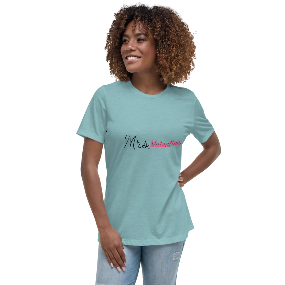 Women's Relaxed Valentine's T-Shirt Stylish Comfy for the Season of Love