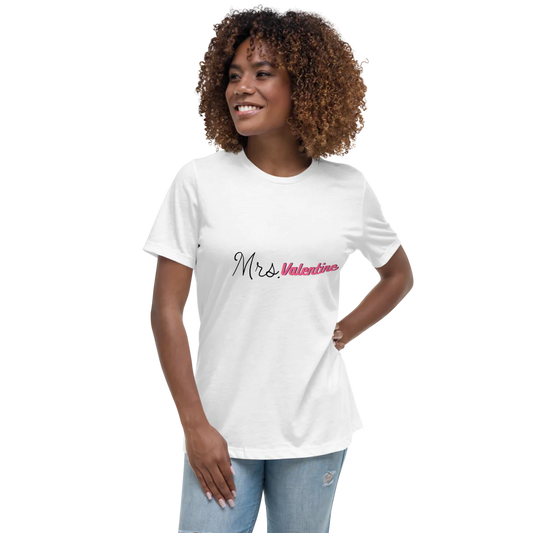 Women's Relaxed Valentine's T-Shirt Stylish Comfy for the Season of Love