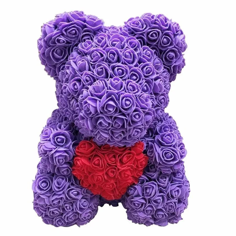 Valentine Flower Rose Teddy Bear Gift Anniversary