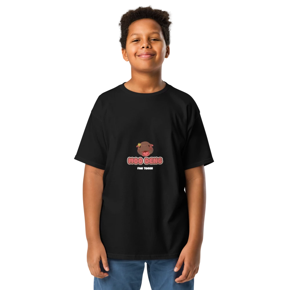 Hippo Moo-Deng Youth Classic Comfortable Stylish Kids' T-Shirt