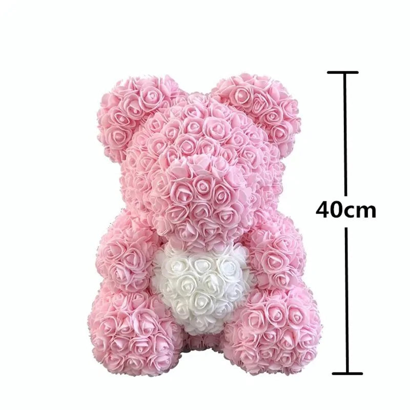 Valentine Flower Rose Teddy Bear Gift Anniversary