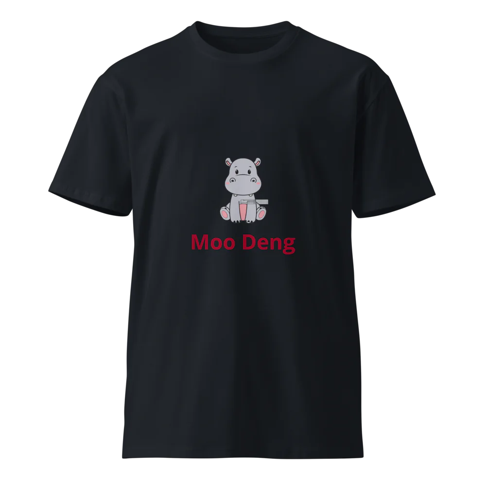 Hippo Moo-Deng Unisex Premium T-Shirt | Stylish & Soft Casual Wear for All