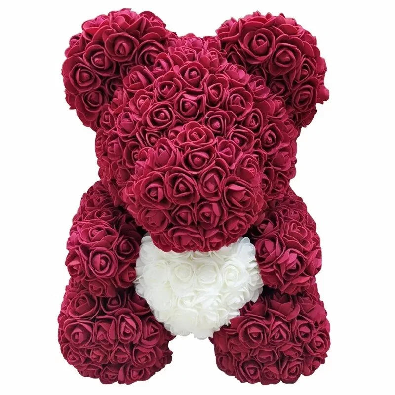 Valentine Flower Rose Teddy Bear Gift Anniversary