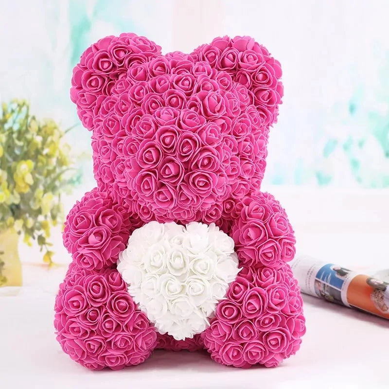 Valentine Flower Rose Teddy Bear Gift Anniversary